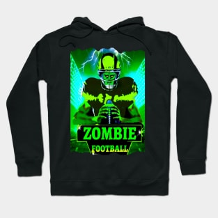 Zombie Football Poster Hoodie